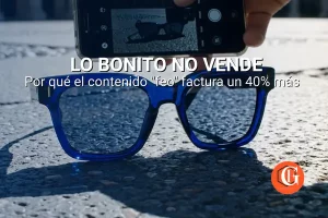 Comparativa de ingeniería visual: gafa de sol en entorno real (Lo-Fi) frente a publicidad de catálogo tradicional para Meta Ads.