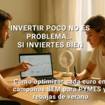 Invertir poco no es problema… si inviertes bien (SEM para pymes y rebajas de verano)